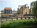 Looking across Faversham Creek from Front Brents in ME13 7BJ