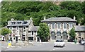The Town Hall and Royal Madoc Arms on the Square at Tremadog in LL49 9RF