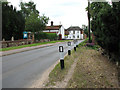 View south along Tuns Road, Necton in PE37 8HS