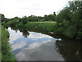 Holt Church and River Dee from Farndon bridge in CH3 6RQ
