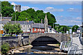 The old bridge, two towers and walkway - Bridgend in Bridgend Community
