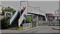 Footbridge across the railway near Helensburgh Central in Helensburgh