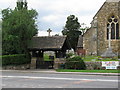 Lych gate at St Mary's church in GU8 4PN