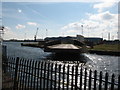 Swing bridge, Port of Cardiff in CF10 4LW