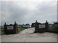 Entrance gateway to Ribble Marine Boatyard in PR4 1RA