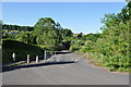 Looking down a disused section of the A48 in GL15 6FH