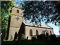 Elton church through the trees in DE4 2DA