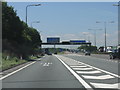 M62 motorway - M6 westbound sliproad, junction 12 in WA3 6AU
