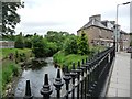 Downstream from the road bridge in EH3 6EX
