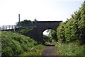 Bridge across the old railway, Swan Farm in YO22 4LT