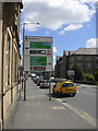 Road Sign, Yorkshire Street, Burnley in BB10 4AA
