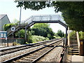 Eastbrook railway station footbridge in CF64 4LQ