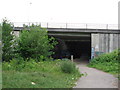 Underpass beneath the A48 near Cardiff in CF23 8QF