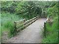 Footbridge at Big Waters Country Park in Brunswick