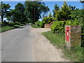 Postbox on Deopham road near Morley Manor in NR18 9DD
