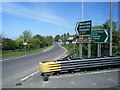 Signs at Brenley Corner junction in ME13 9SW