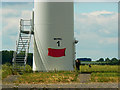 Turbine 1 base, Westmill Wind Farm, Watchfield in SN6 8TH