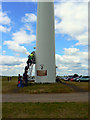 Turbine 2 open to visitors, Westmill Wind Farm, Watchfield in SN6 8TH