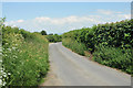 Narrow lane near Nether Kellet in LA6 1HJ