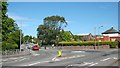 Traffic Island on Flass Lane in LA13 9LG
