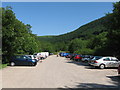 Cwm Carn visitor centre car park in NP11 7GB