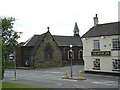 Talke Church and one of the many pubs in ST7 1SY