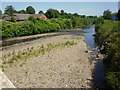 Ebbw River, Newport, reduced to a trickle in NP10 8WP