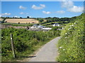 The coast path approaching Swanpool in TR11 4EB