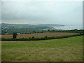 Farmland looking towards Borth Fawr in LL53 7DA