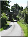 Railway overbridge, Horton Lane in WR9 0QD