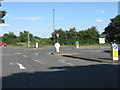 Stourport - complex junction, Kingsway's eastern end in DY13 9DW