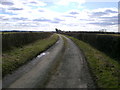 Aislaby Lane looking south toward High Carr in YO18 8LS