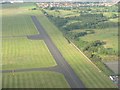 Taxiway to runway 03/21 at Prestwick in KA9 1DB
