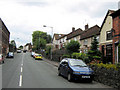 Looking up Station Road in ST8 6UE
