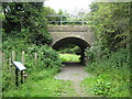 Staines Moor: Former railway bridge in TW19 6HW