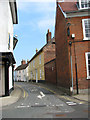 Castle Street meets Church Street, Framlingham in Framlingham