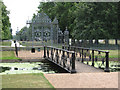 Hampton Court - bridge over South Canal in KT8 9AU