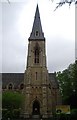 St Stephen's spire, College Rd in SE21 7HJ