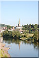 Ross-on-Wye from the A40 Wilton Bridge in HR9 5HT
