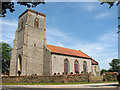 St Mary's church in Hillington in PE31 6DD