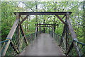 Footbridge, Sydenham Hill Woods in SE23 3PS