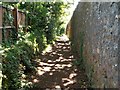 Public footpath leading to Ffordd Pedrog in Llanbedrog Community