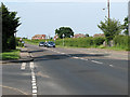 The A148 road through East Rudham in PE31 8RD
