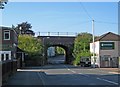 Railway bridge over Kidderminster Road in WR9 8JQ