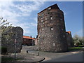 Medieval town walls, Great Yarmouth in NR30 2RW