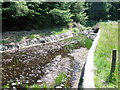 Spillway from Tighnabruaich Reservoir which feeds the Allt Mor in PA21 2DB