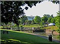 "Annie's Bridge" (canal swing bridge) in Vines Park in WR9 8JQ