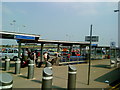 Towards the car parks at Luton Airport in LU2 9NZ