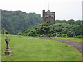 St Mary's Church from Dalton Cemetery in LA15 8LW