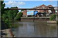 Pipe bridge along the Grand Union Canal in LE4 0DB
